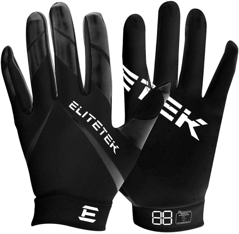 EliteTek RG-14 Super Tight Fitting Football Gloves